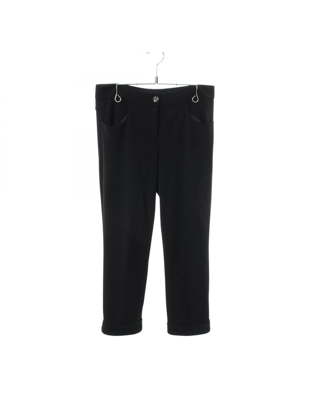 Chanel Coco Button Cropped Pants Wool #344583C35B